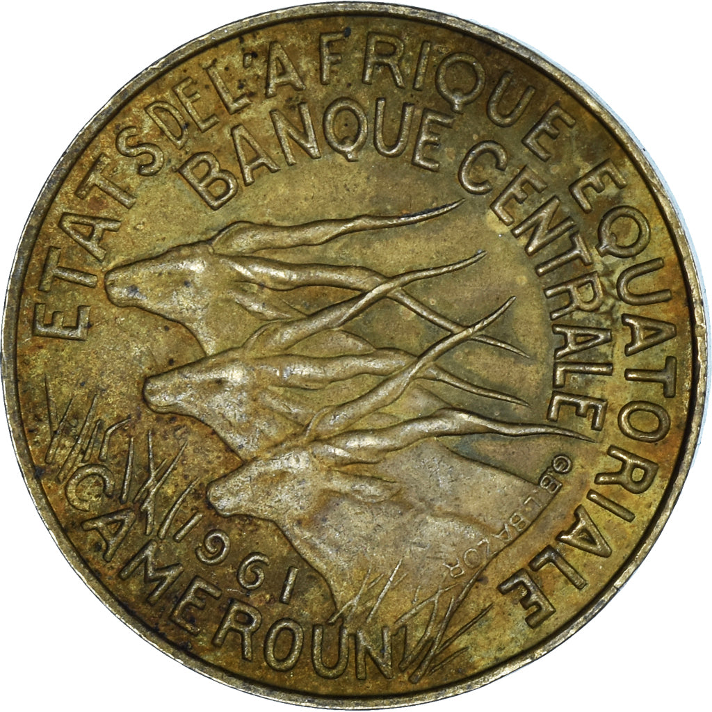 Coin, EQUATORIAL AFRICAN STATES, 5 Francs, 1961
