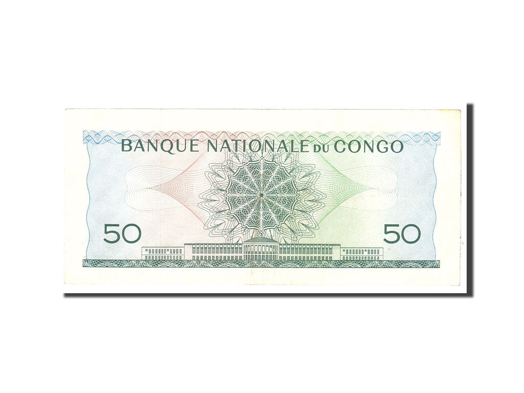 Banknote, Congo Democratic Republic, 50 Francs, 1962, 1962-06-01, KM:5a