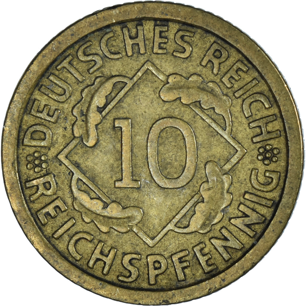 Coin, GERMANY, WEIMAR REPUBLIC, 10 Reichspfennig, 1931