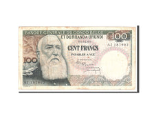 Belgian Congo, 100 Francs, 1960, KM:33b, 1960-01-01, VF(20-25)