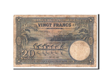 Geldschein, Belgisch-Kongo, 20 Francs, 1949, 1949-05-18, KM:15g, S