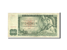 Billet, Tchécoslovaquie, 100 Korun, 1961, Undated, KM:91b, TB