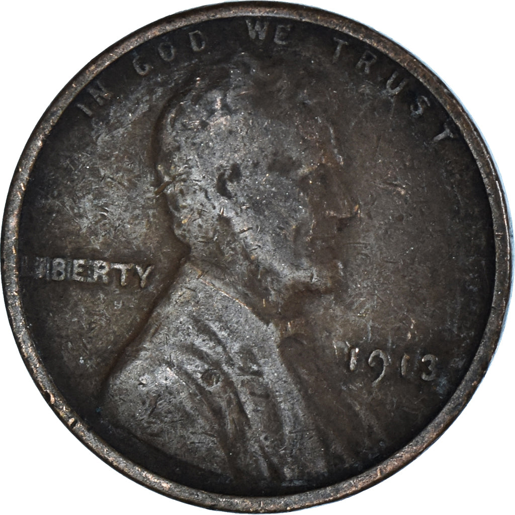 Moneda, Estados Unidos, Cent, 1913