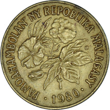 Moneda, Madagascar, 20 Francs, 4 Ariary, 1980