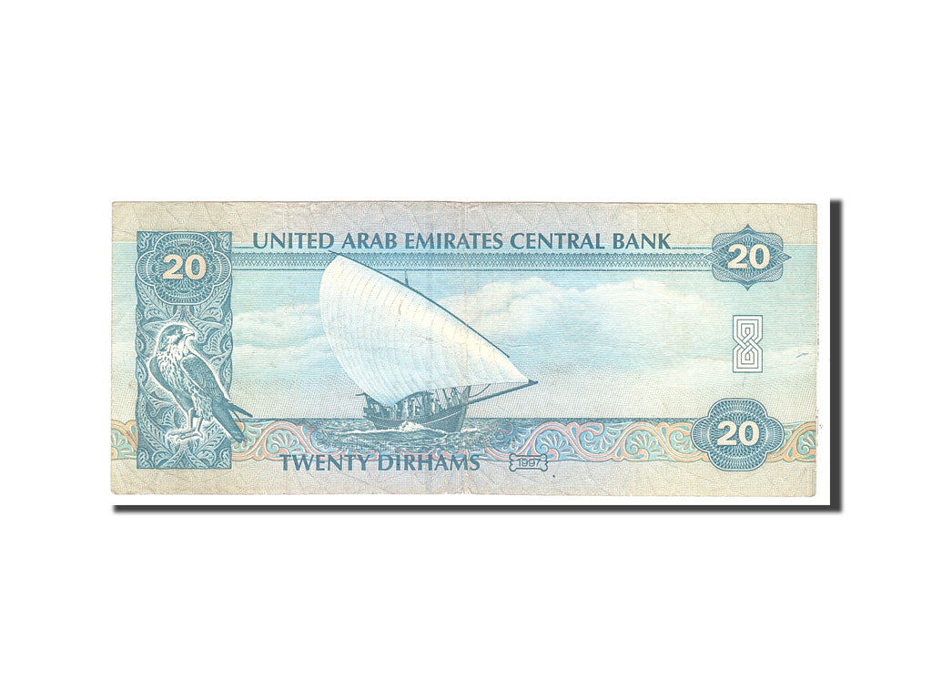 United Arab Emirates, 20 Dirhams, 1997, Undated, KM:21a, EF(40-45)