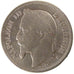 Francia, Napoleon III, Napoléon III, Franc, 1867, Bordeaux, MB+, Argento, Ga...