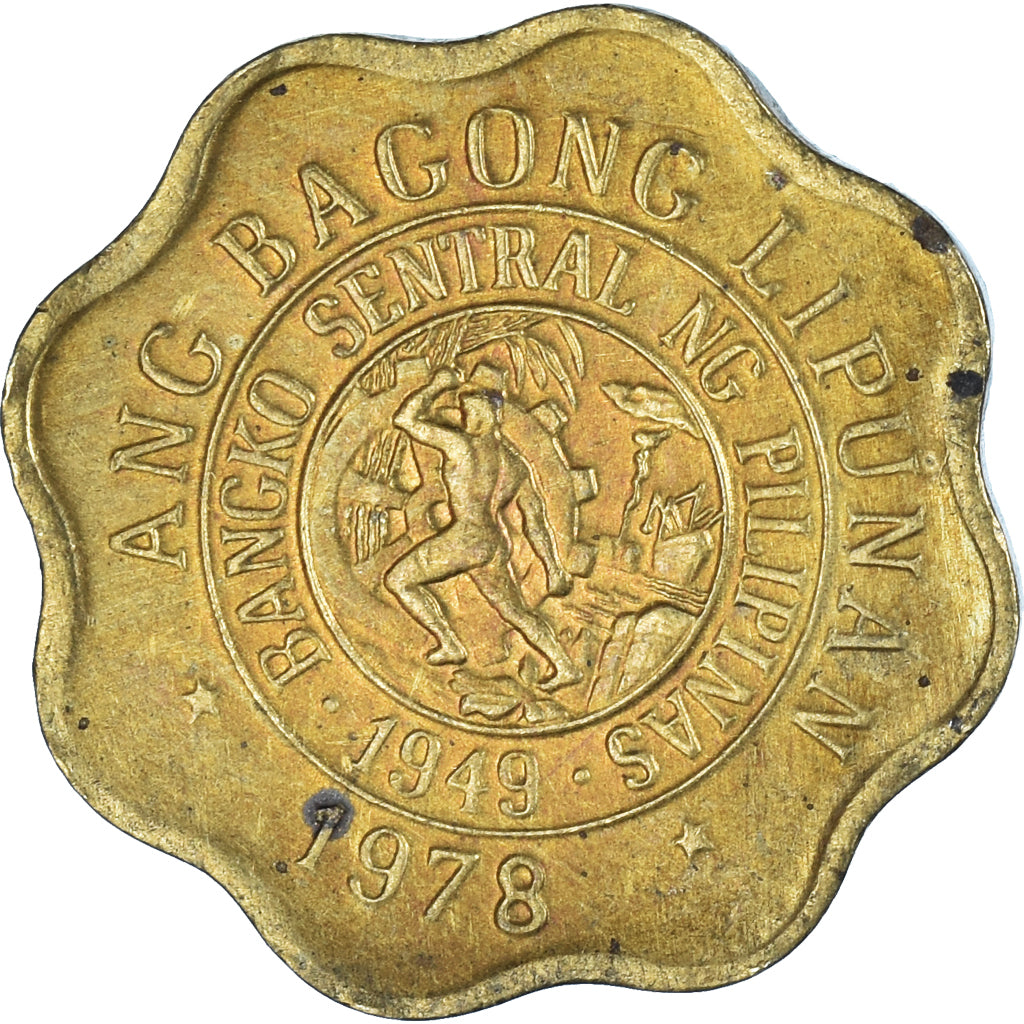 Moneda, Filipinas, 5 Sentimos, 1978