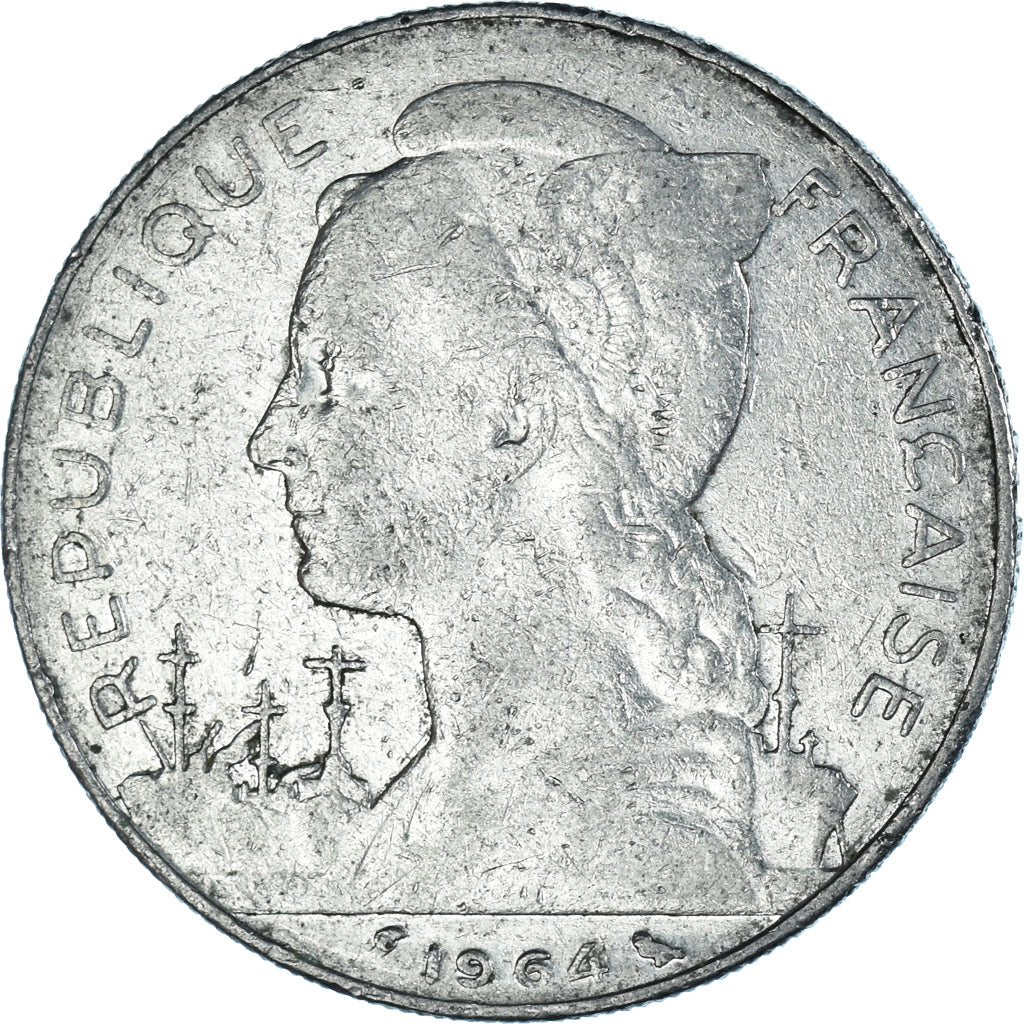 Münze, Réunion, 100 Francs, 1964