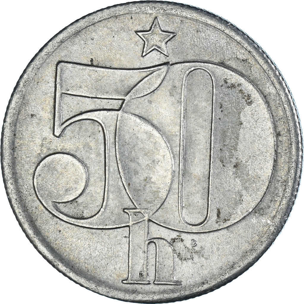 Moneta, Cecoslovacchia, 50 Haleru, 1982