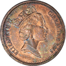 Münze, Gibraltar, 2 Pence, 1995