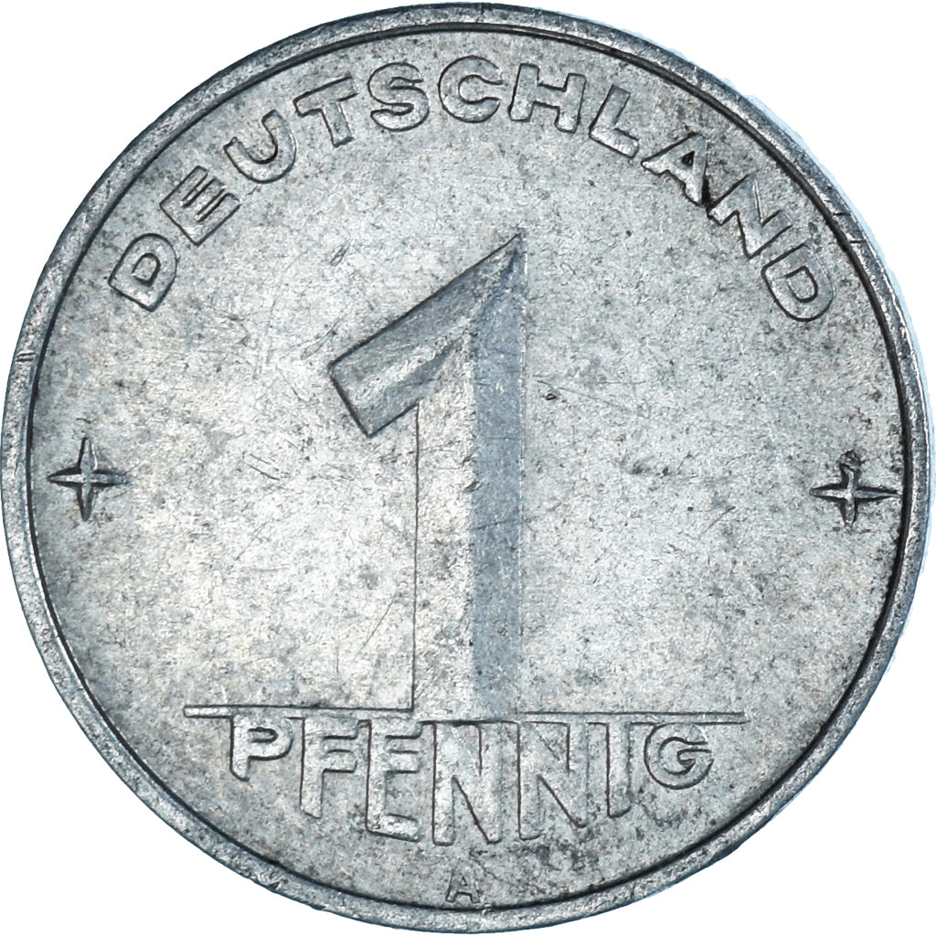 Munten, DUITSE DEMOCRATISCHE REPUBLIEK, Pfennig, 1952