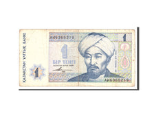 Kazakhstan, 1 Tenge, 1993, Undated, KM:7a, VG(8-10)