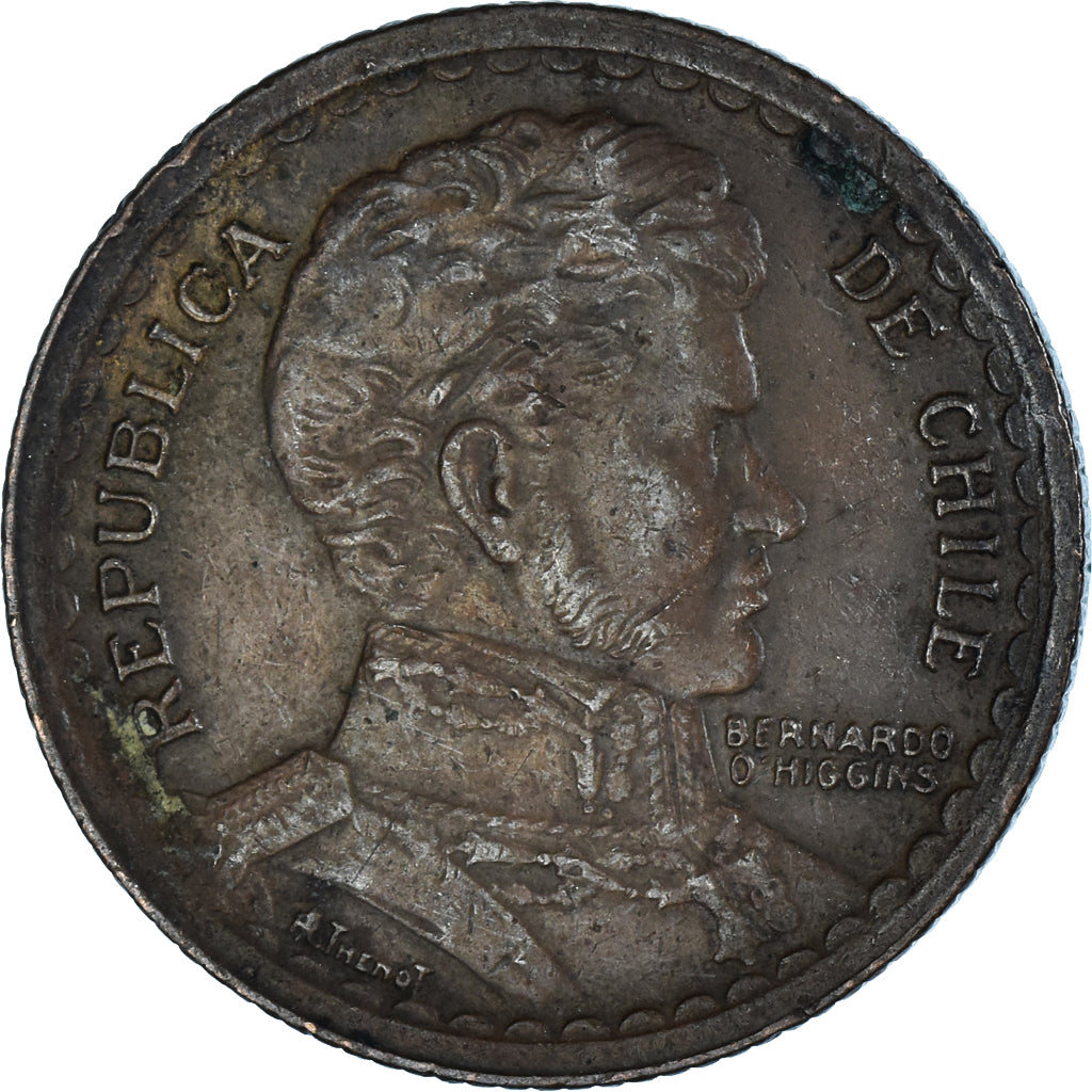 Coin, Chile, Peso, 1945