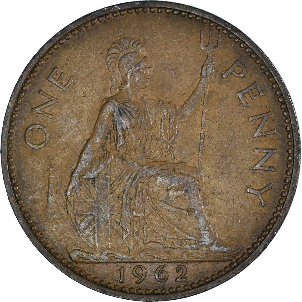 Coin, Great Britain, Penny, 1962