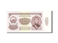 Banknote, Mongolia, 25 Tugrik, 1966, Undated, KM:39a, UNC(65-70)