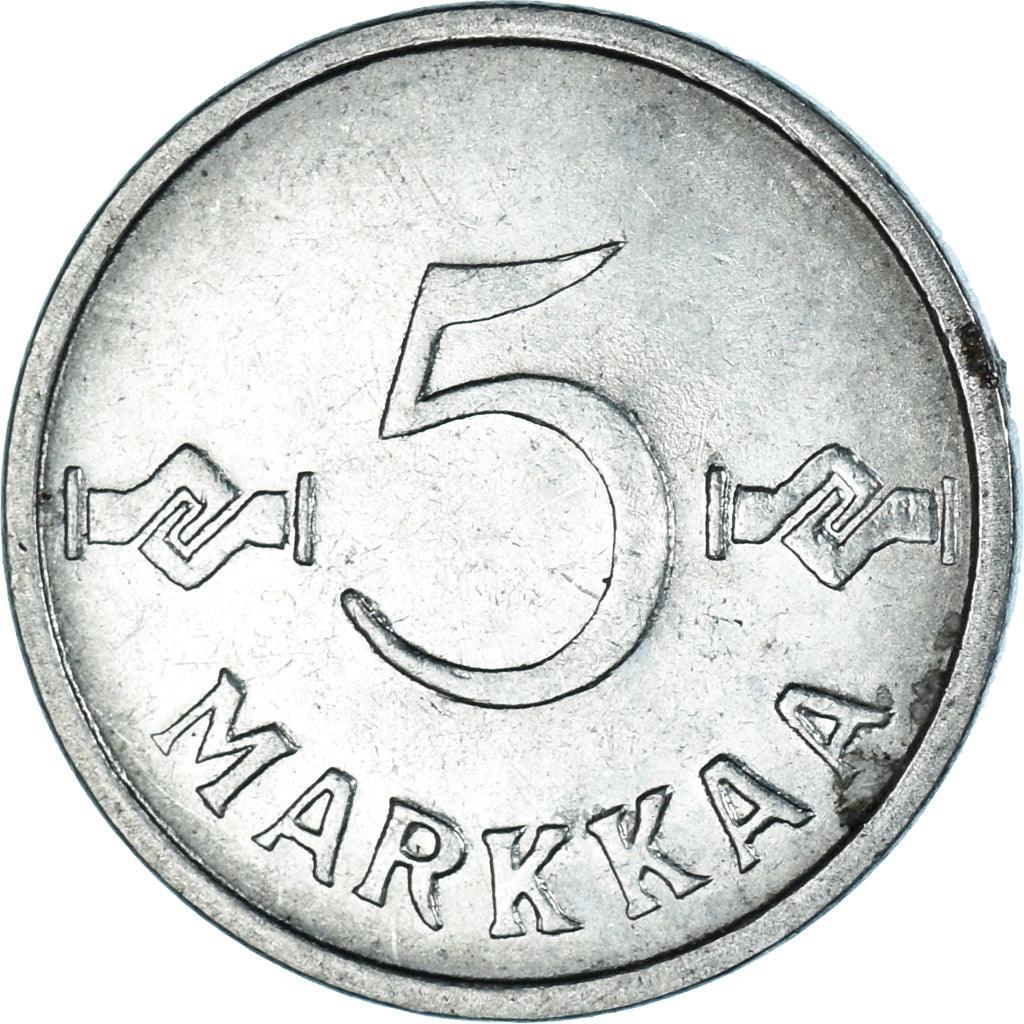 Munten, Finland, 5 Markkaa, 1961