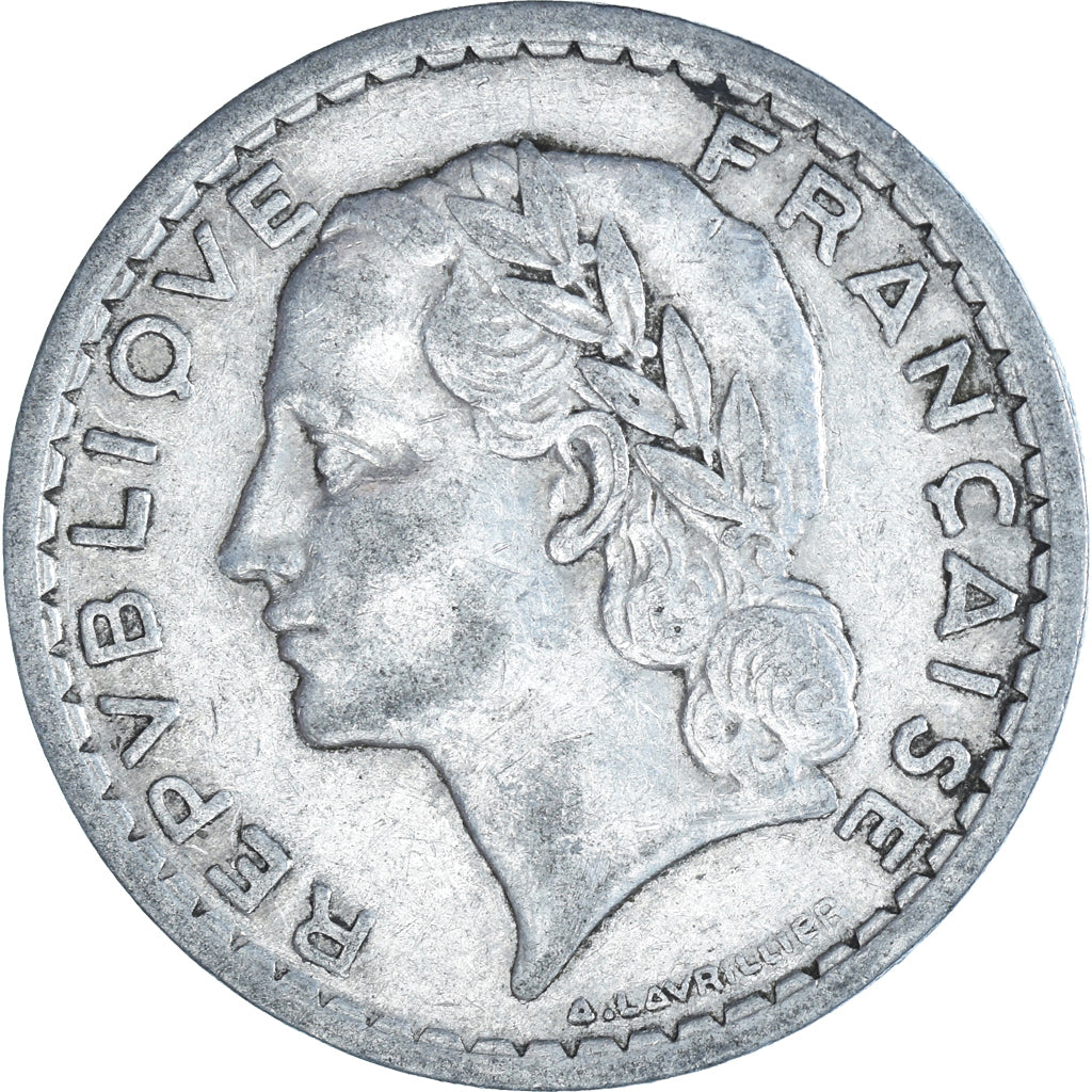 Münze, Frankreich, 5 Francs, 1945