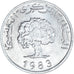 Münze, Tunesien, 5 Millim, 1983