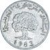 Monnaie, Tunisie, 5 Millim, 1983