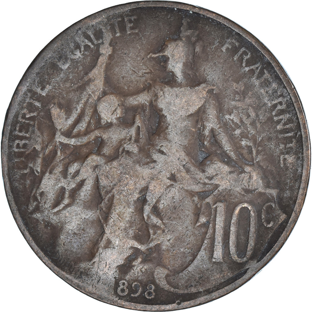 Moneta, Francia, 10 Centimes, 1898
