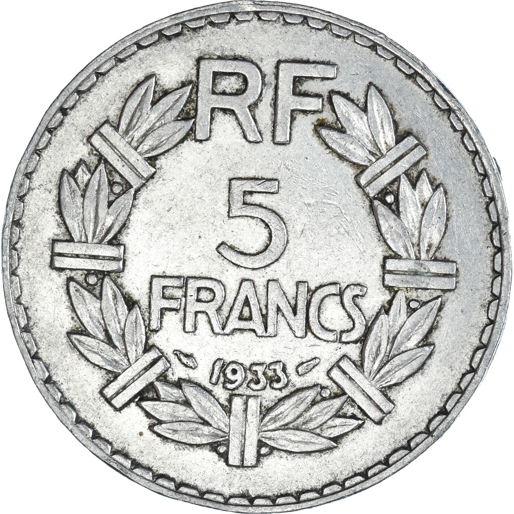 Moneta, Francia, 5 Francs, 1933