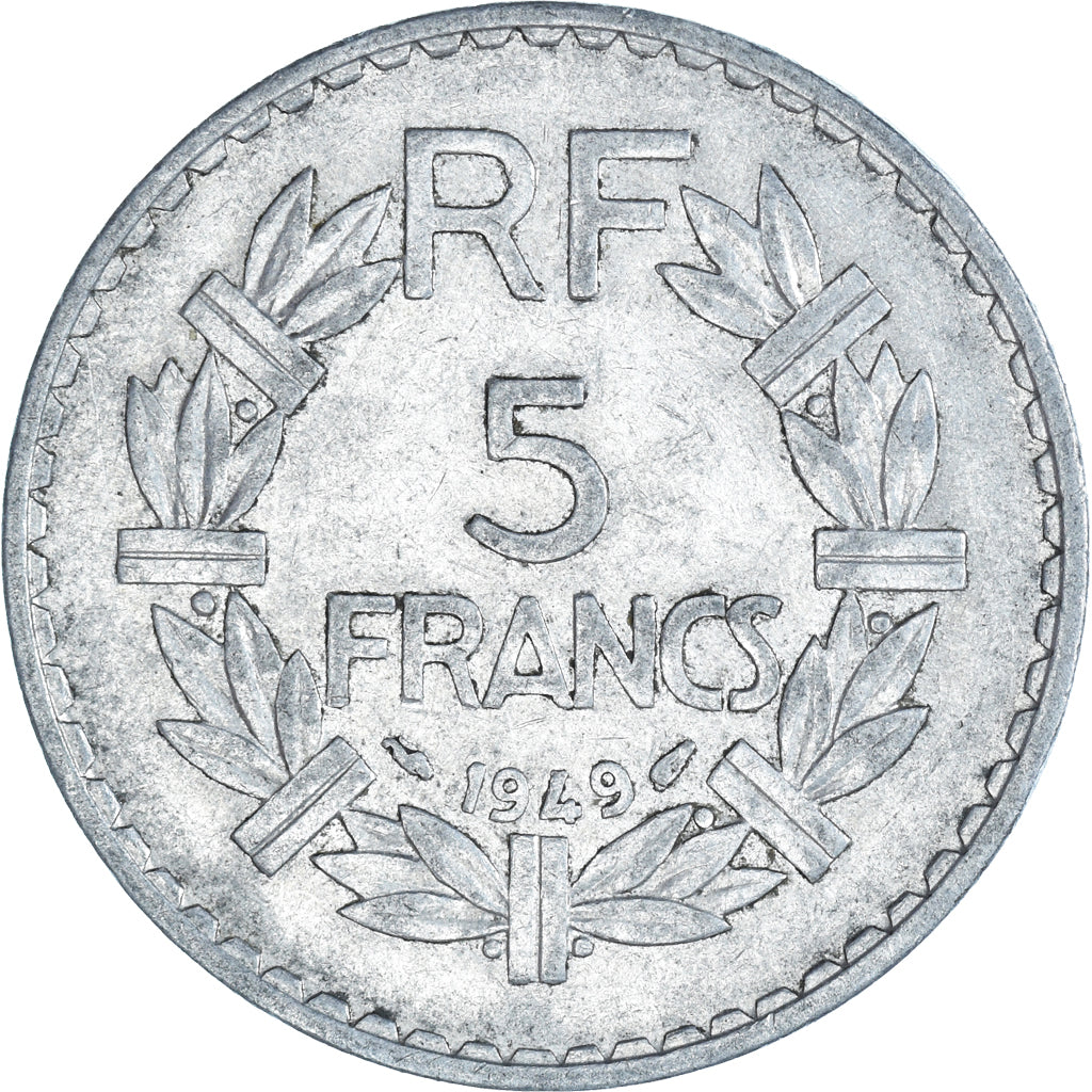 Moneta, Francia, 5 Francs, 1949
