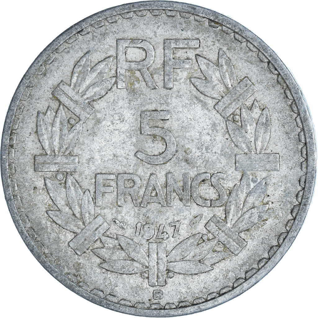 Münze, Frankreich, 5 Francs, 1947