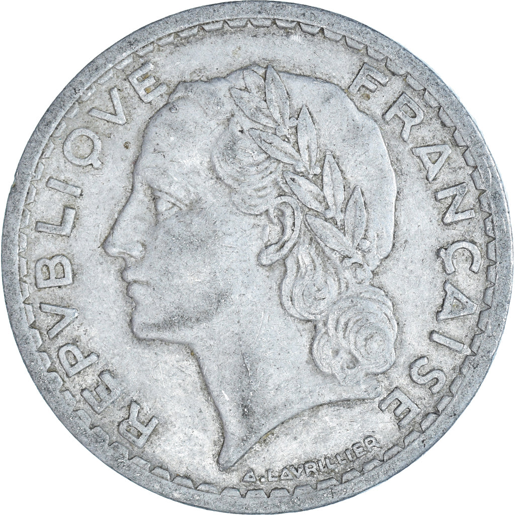 Monnaie, France, 5 Francs, 1945