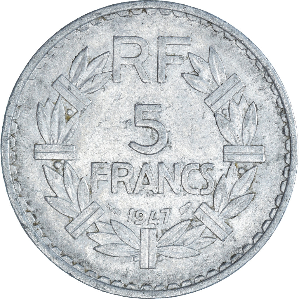 Moneta, Francia, 5 Francs, 1947