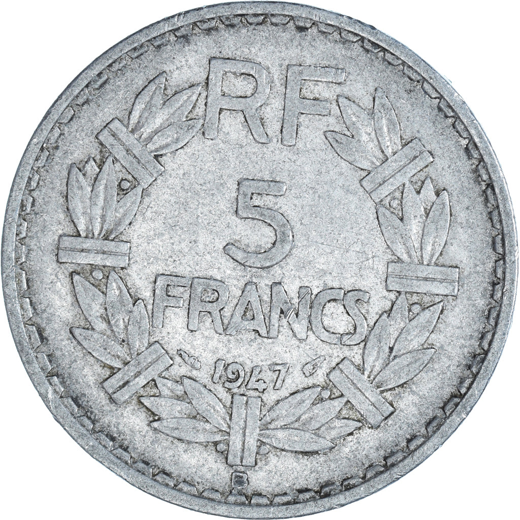 Münze, Frankreich, 5 Francs, 1947