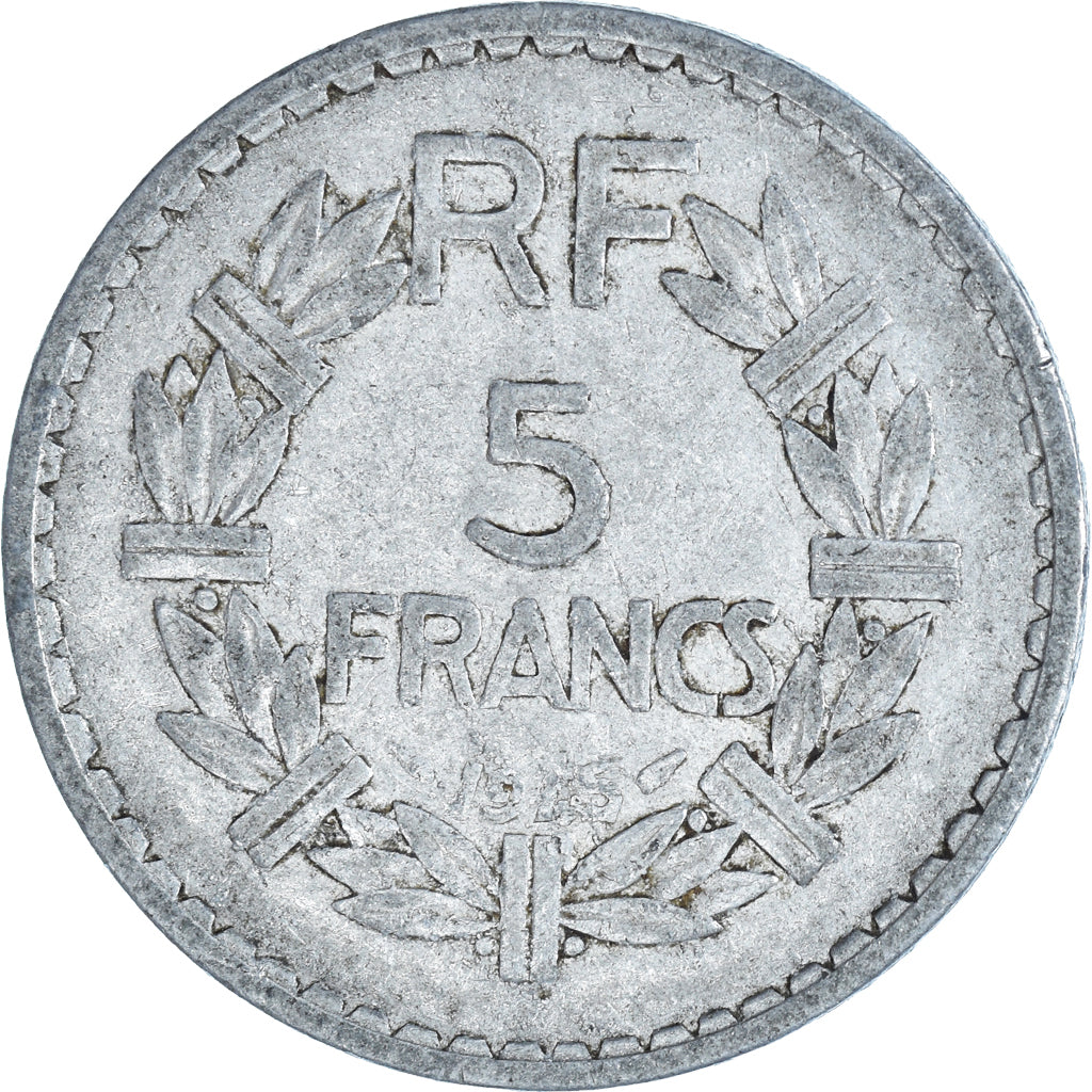 Munten, Frankrijk, 5 Francs, 1945