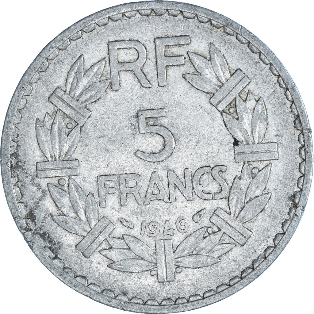 Munten, Frankrijk, 5 Francs, 1946