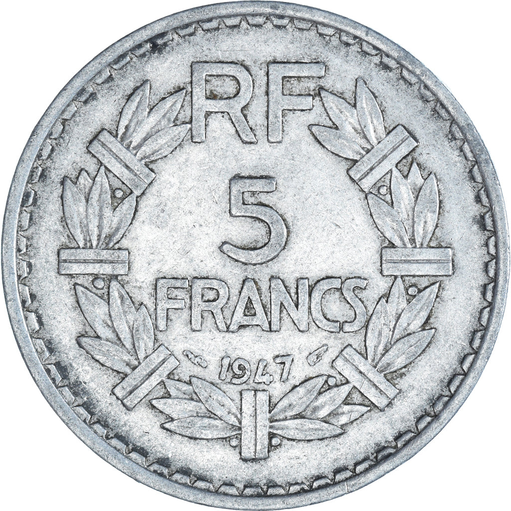 Moneda, Francia, 5 Francs, 1947