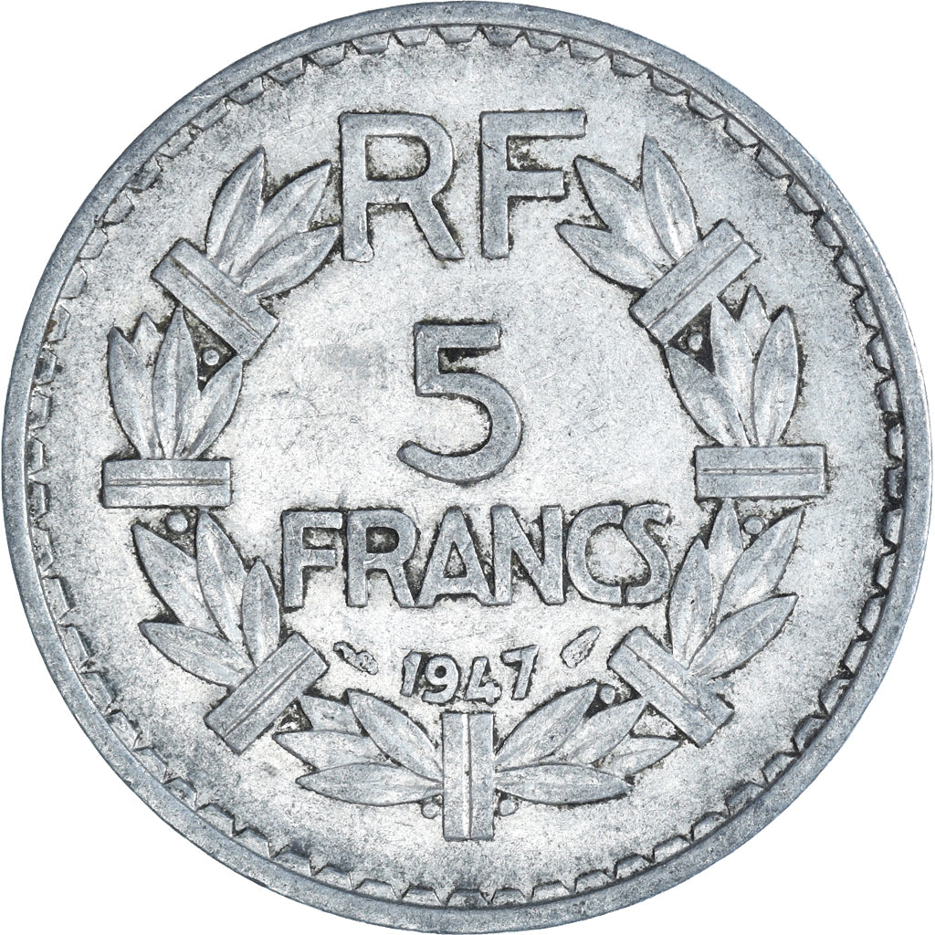 Moneta, Francia, 5 Francs, 1947