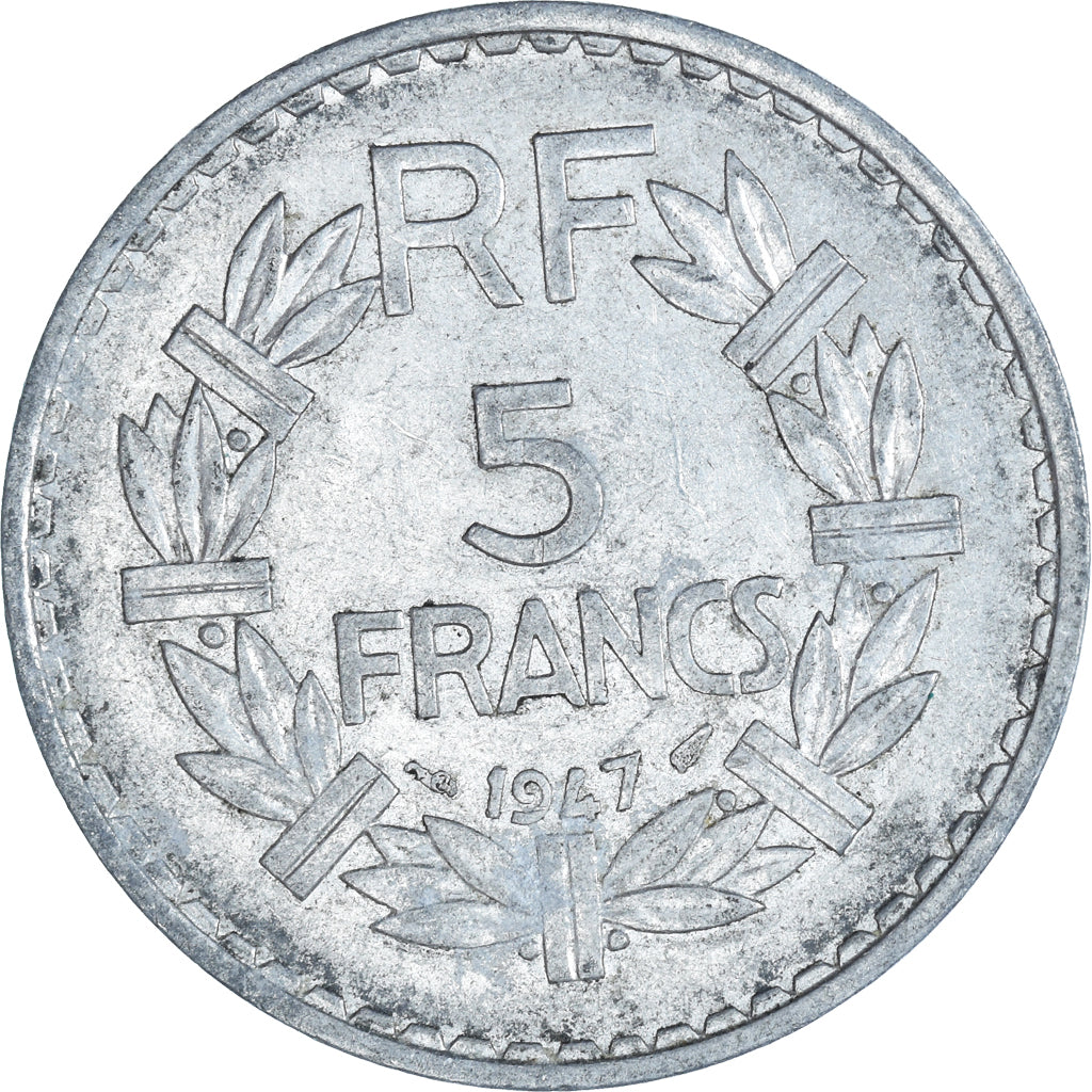 Moneda, Francia, 5 Francs, 1947