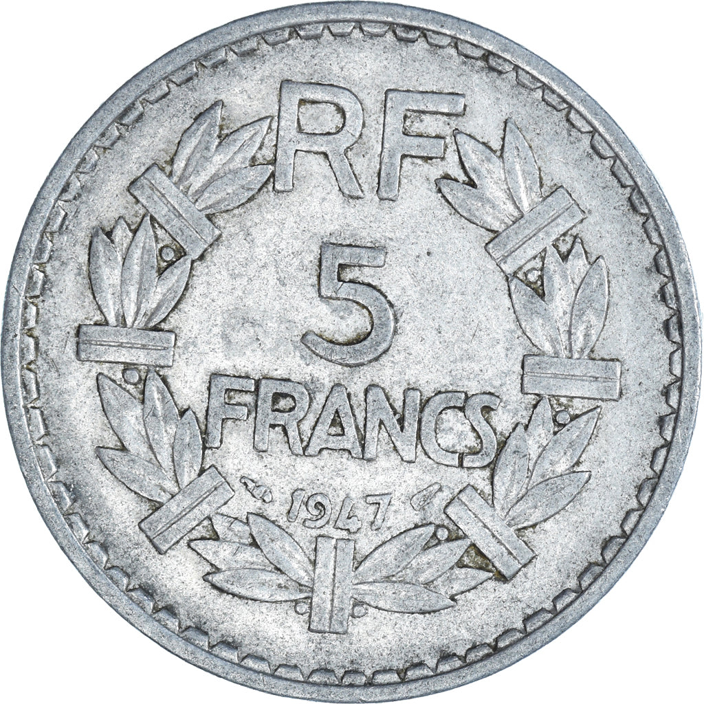 Münze, Frankreich, 5 Francs, 1947
