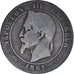 Moneda, Francia, 10 Centimes, 1861