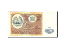 Biljet, Tajikistan, 100 Rubles, 1994, Undated, KM:6a, TTB