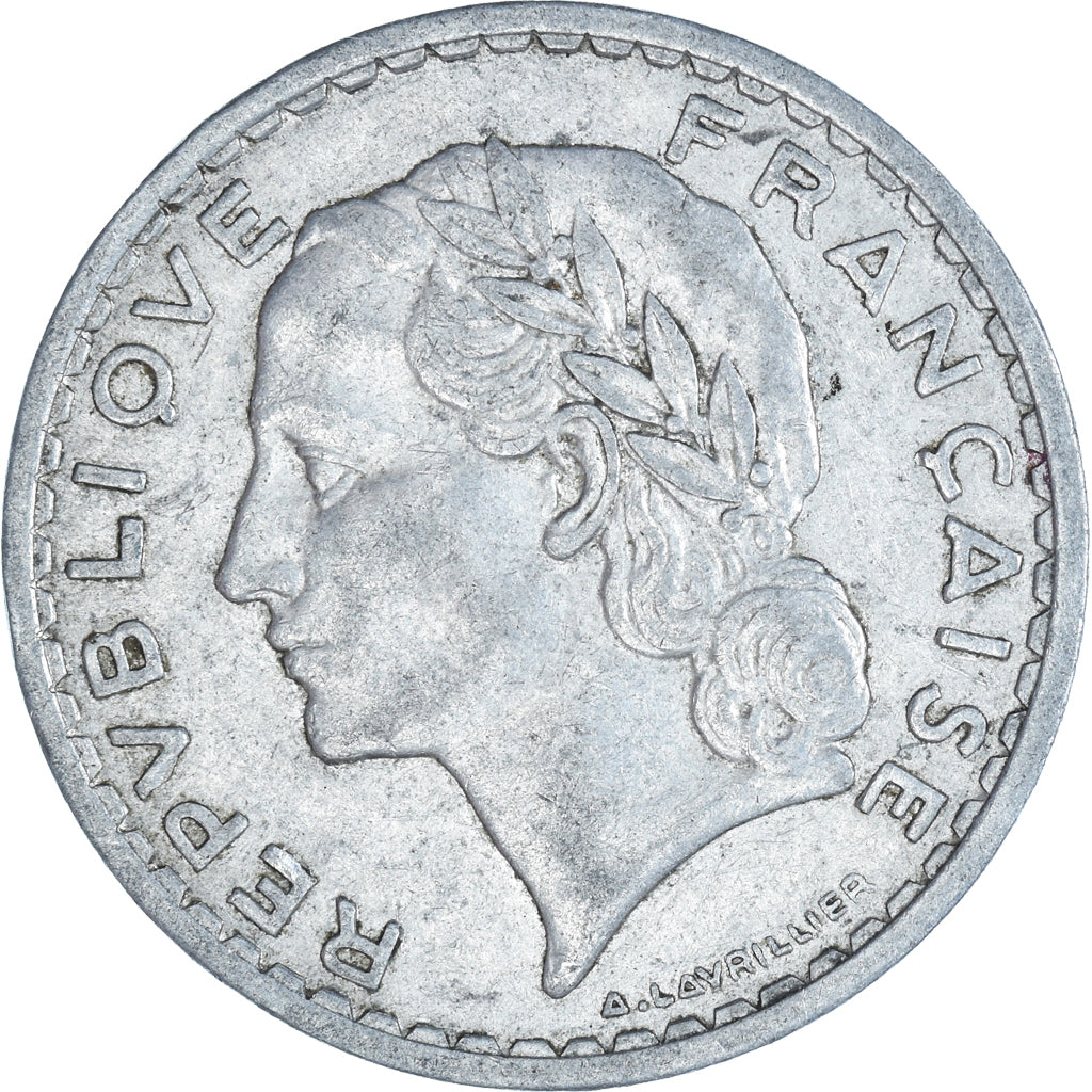 Moneta, Francia, 5 Francs, 1949