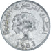 Moneta, Tunisia, 5 Millim, 1983