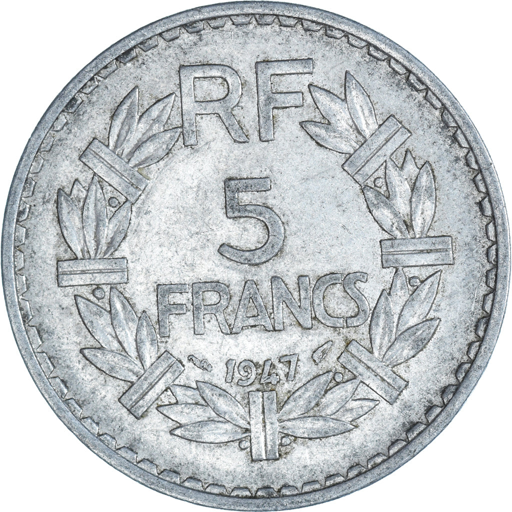 Moneta, Francia, 5 Francs, 1947