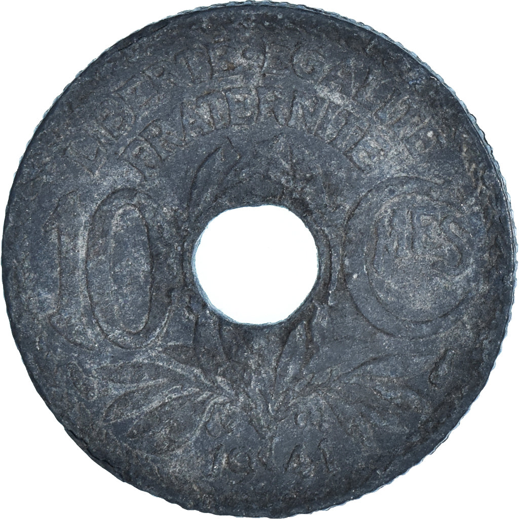 Moneda, Francia, 10 Centimes, 1941