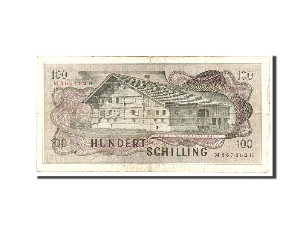 Banknote, Austria, 100 Schilling, 1969, 1969-01-02, KM:145a, VF(20-25)