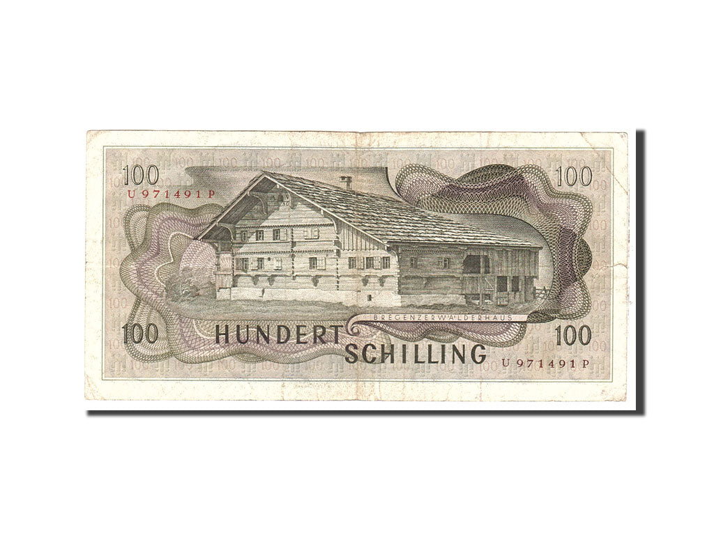 Banknote, Austria, 100 Schilling, 1969, 1969-01-02, KM:146a, VF(20-25)