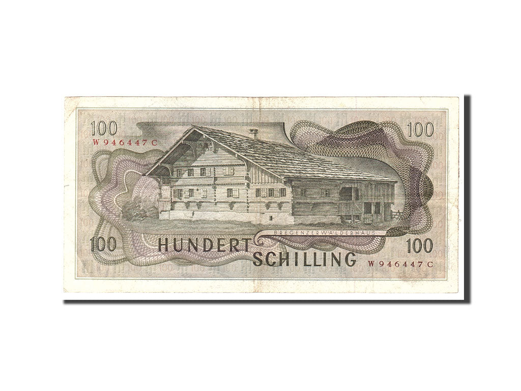 Banknote, Austria, 100 Schilling, 1969, 1969-01-02, KM:146a, EF(40-45)