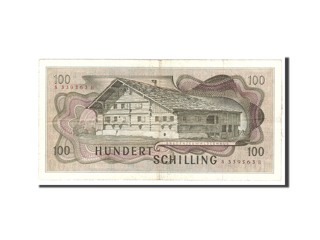 Banknote, Austria, 100 Schilling, 1969, 1969-01-02, KM:145a, EF(40-45)