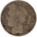 FRANCE, 1 Franc, 1872, Bordeaux, VF(20-25), Silver, Gadoury #465a, 4.90