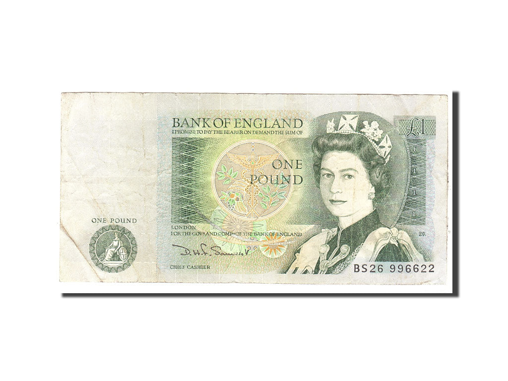 Banknote, Great Britain, 1 Pound, 1981, Undated, KM:377b, VF(20-25)