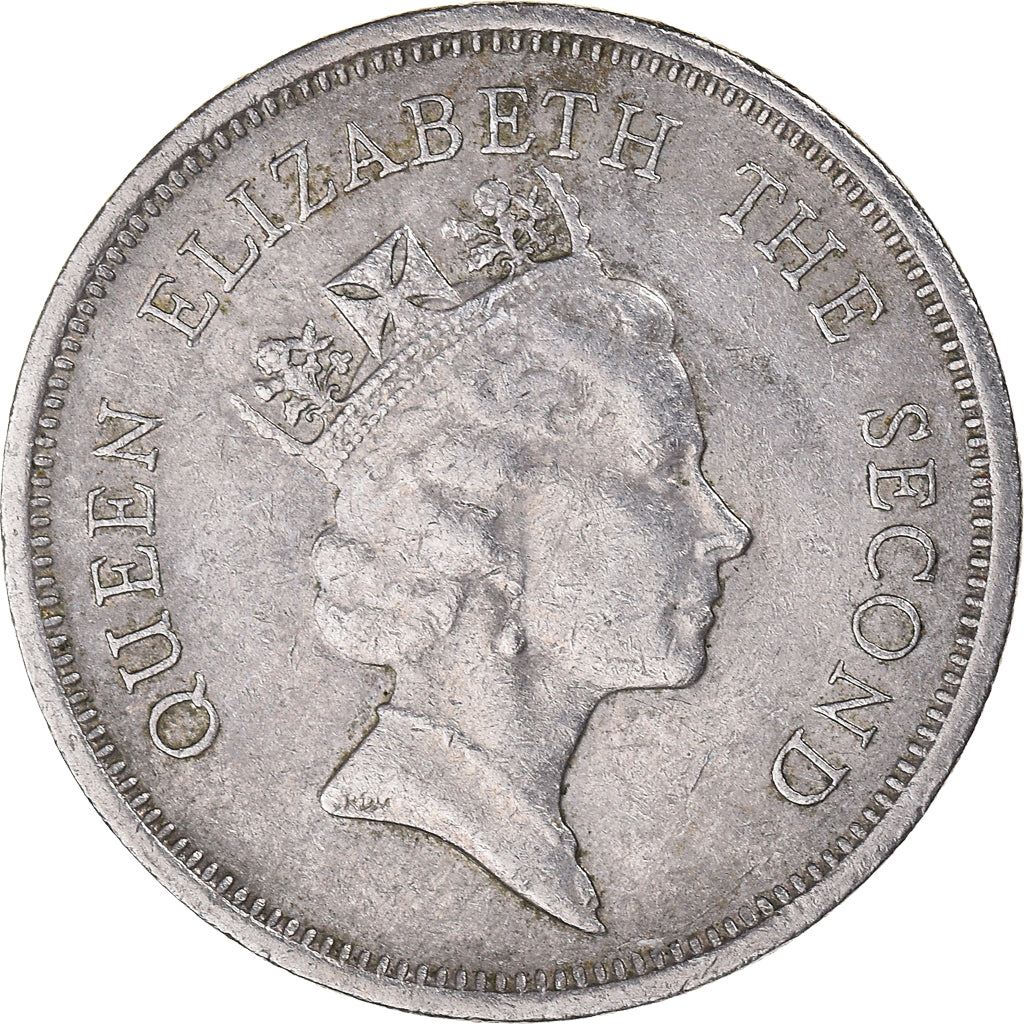 Coin, Hong Kong, Dollar, 1990
