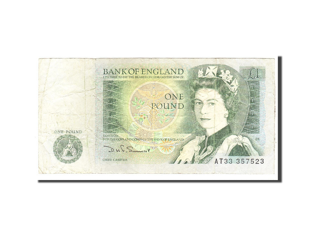 Banknote, Great Britain, 1 Pound, 1981, Undated, KM:377b, VF(20-25)